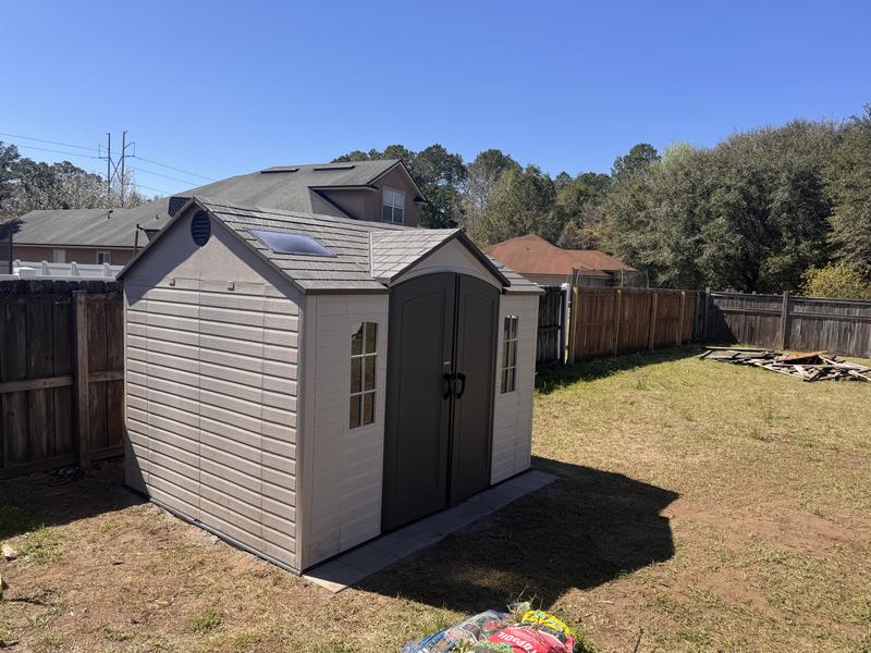 Lifetime 10 ft. x 8 ft. Outdoor Storage Shed, 60005 at