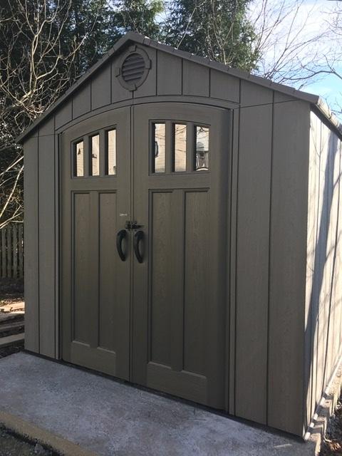 Lifetime 6411 Shed with Window (8 ft. x 7-1/2 ft.)