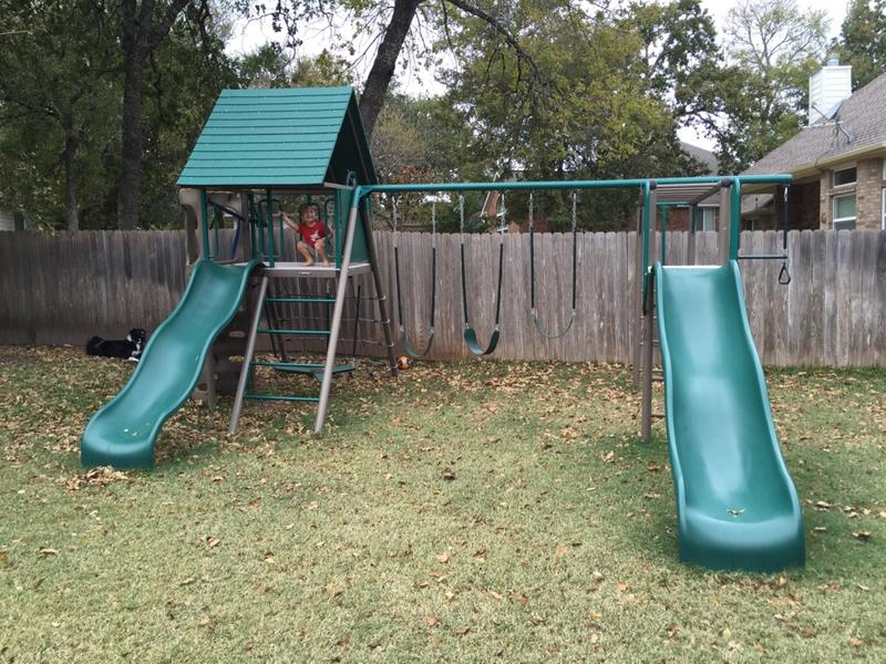 Lifetime Big Stuff Deluxe Swing Set Earthtone