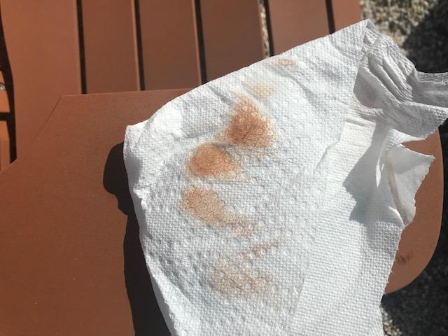 Photo submitted with review of product