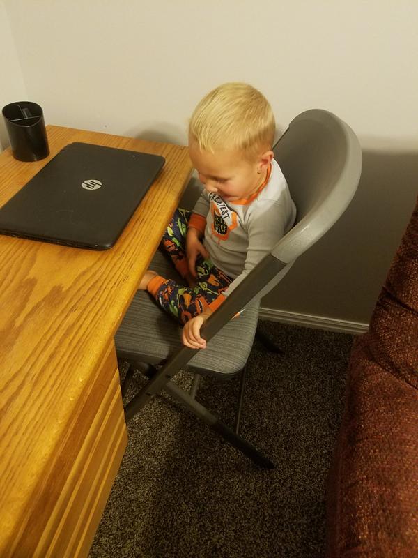 We use one as our computer chair!