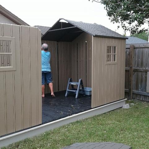 Lifetime 15 Ft. x 8 Ft. Outdoor Storage Shed