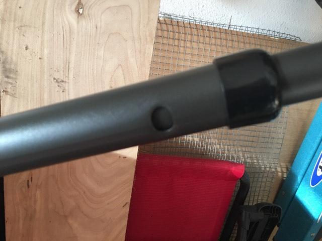 telescoping leg knob gone swallowed in the leg