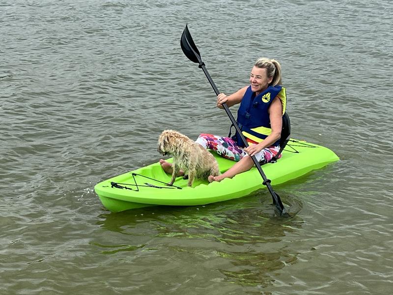 A girl and her dog!