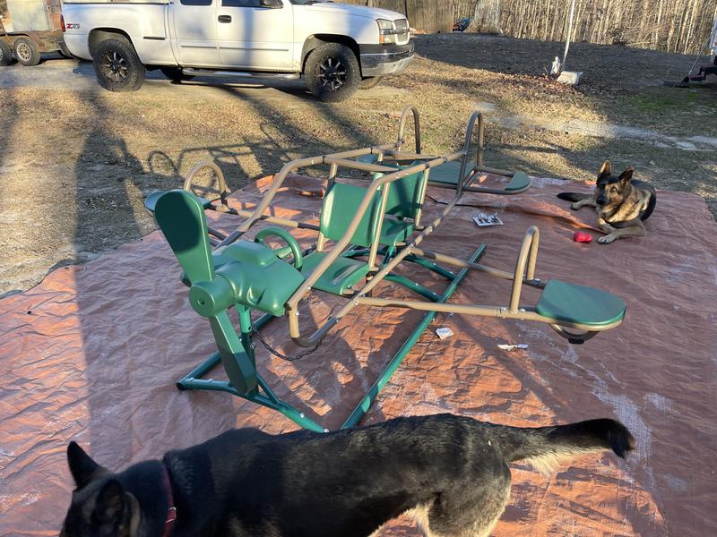 2 people around 2 hours and it was completed.