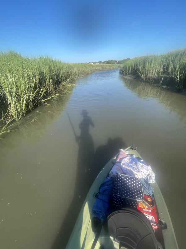 Using it as a paddle board and it can carry everything.
