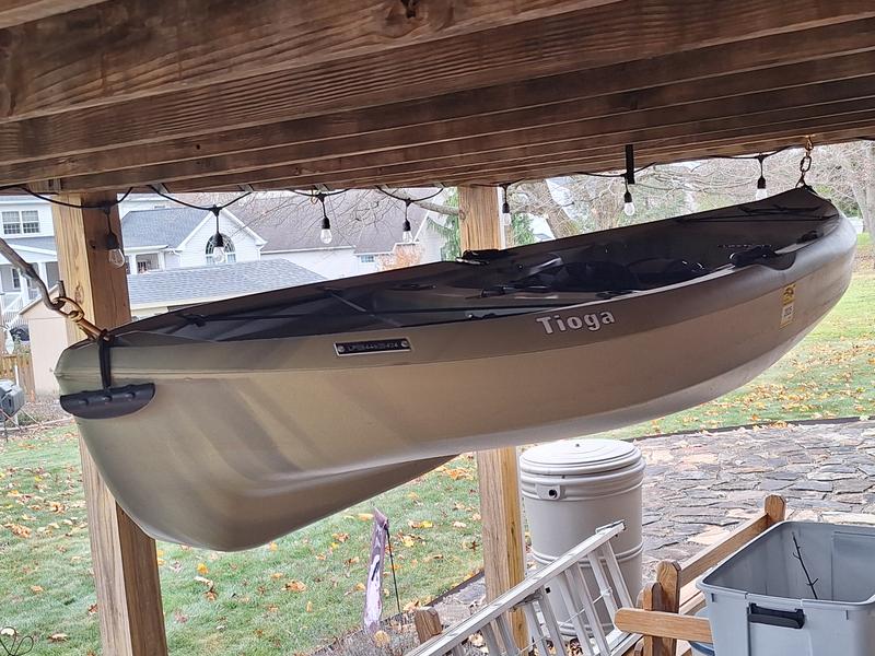 Handy under the deck storage