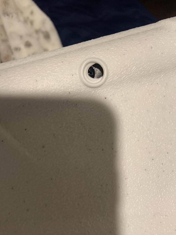 Plastic broke where screw attaches back rest.