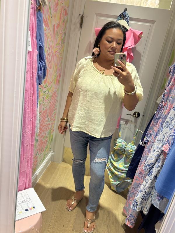 Calais Short Sleeve Top | Lilly Pulitzer