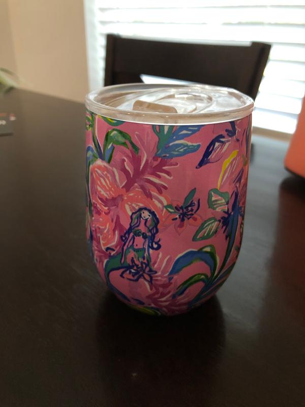 Lilly Pulitzer - Acrylic Stemless Wine Glasses - Peelin' Out