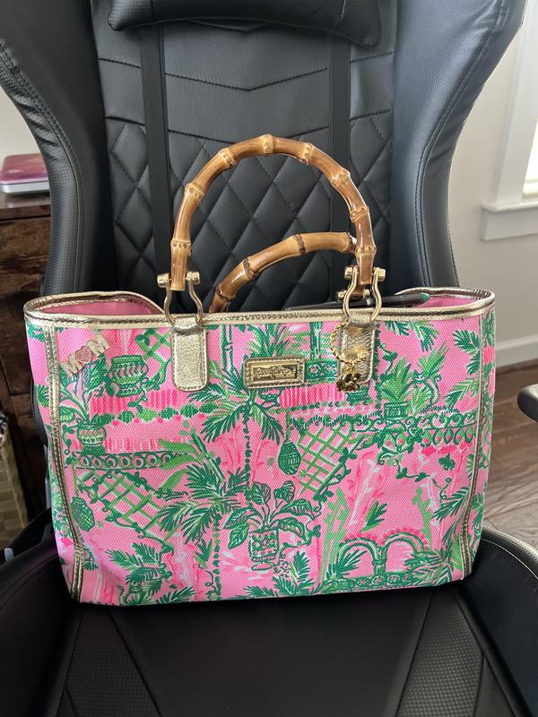 Lilly pulitzer best sale greydon cane tote