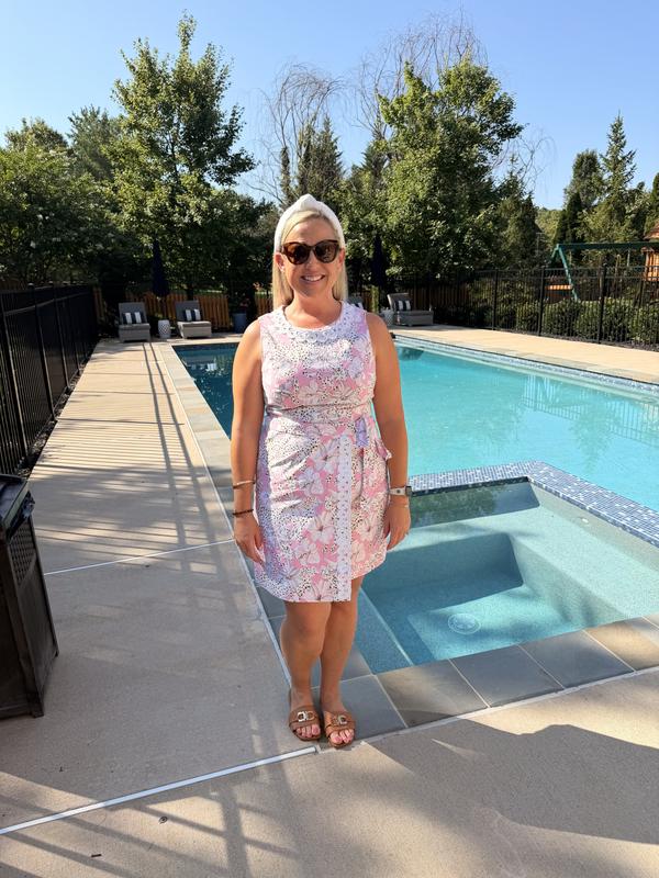 Fresia Stretch Shift Dress | Conch Shell Pink | Lilly Pulitzer