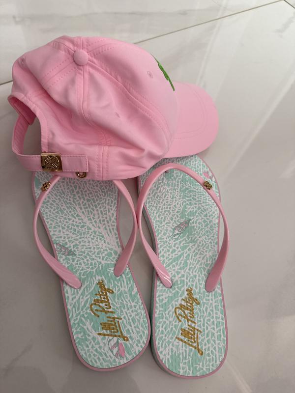 Logo Run Around Hat | Noir | Lilly Pulitzer display picture 3