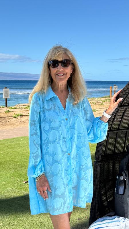 Sadira Long Sleeve Cover-Up | Cherry Blossom Pink | Lilly Pulitzer