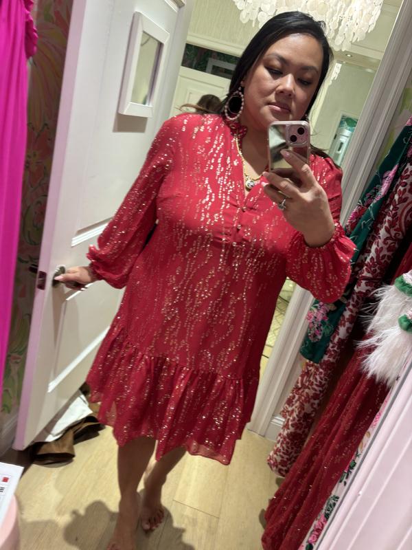 Evaline Silk Dress Lilly Pulitzer