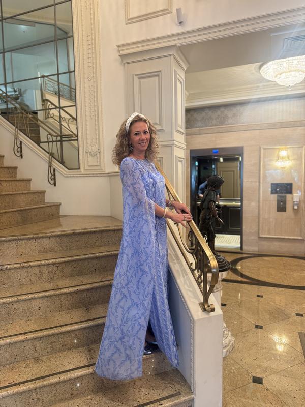 lilly pulitzer silk caftan dress Mindy Beaded Silk Maxi Caftan