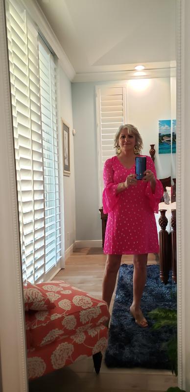 lilly pulitzer caroline silk tunic dress