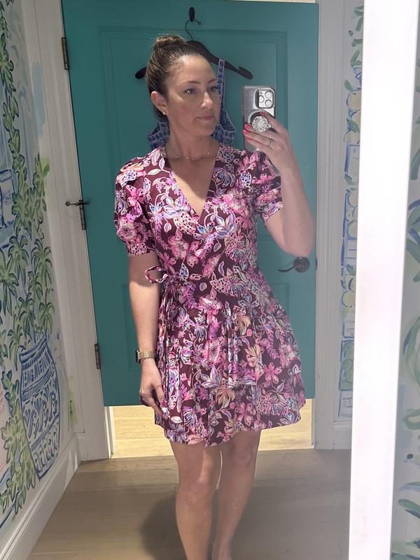 Lilly pulitzer marianna shop wrap dress