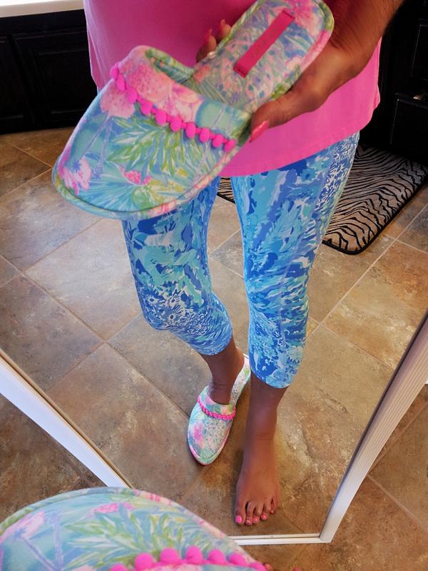 Clara Velour Slippers Lilly Pulitzer