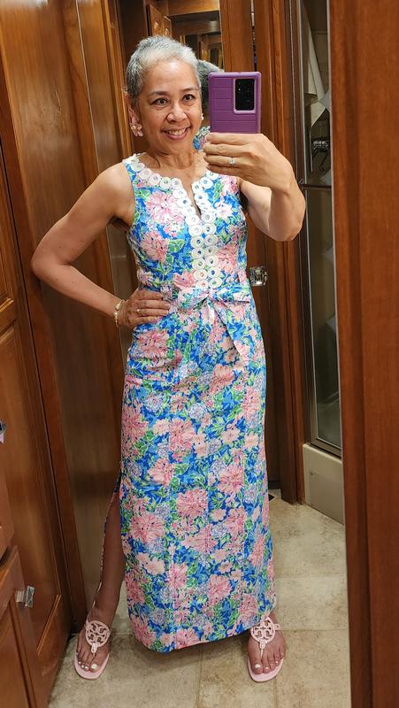 Gulianna Cotton Maxi Shift Dress Lilly Pulitzer