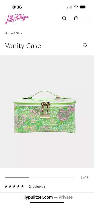 ◆THE MUSEUM VISITOR◆ CHECK PRINTED FRAME MINI BAG GREEN 15 Vanity Case | Lilly Pulitzer