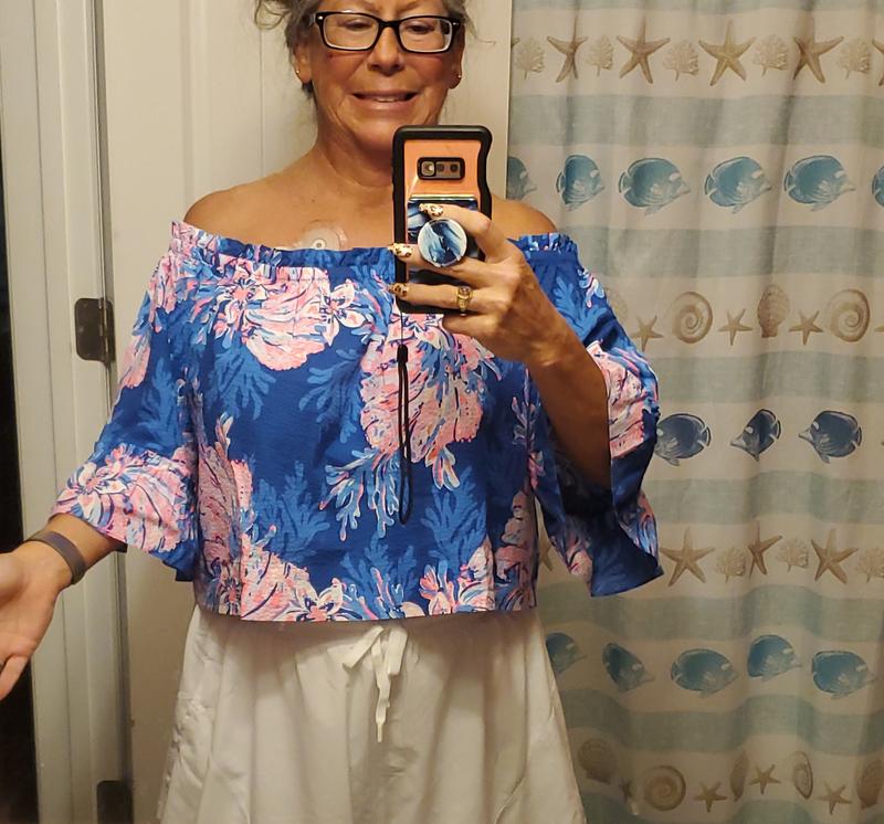 Croix Off-the-Shoulder Top | Lilly Pulitzer