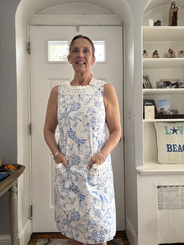 Robe Lilly Pulitzer 'Rae Shift' - Taille S - Couleur Blanche - Neuf Avec étiquettes (Prix D'origine 198$)