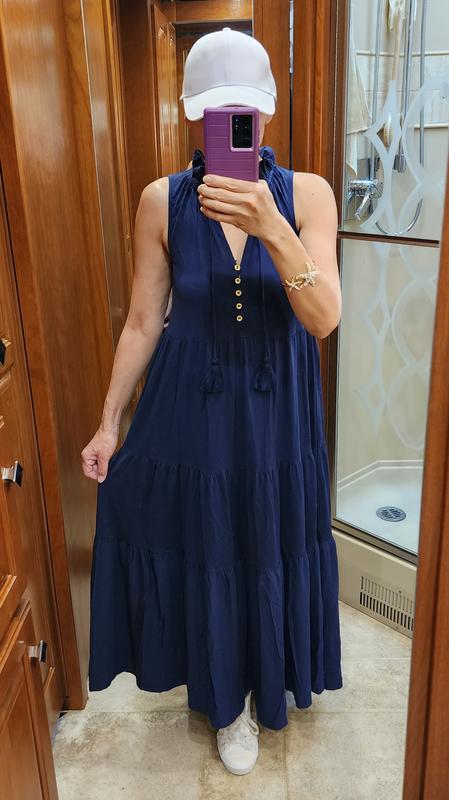 malone maxi dress Lilly Pulitzer Women's Malone Maxi Dress, Las Olas Aqua Strong Current Sea  at Amazon Women's Clothing store