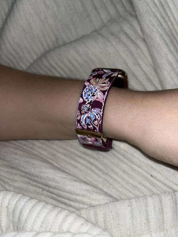 Lilly Pulitzer Geniune Leather Watch Band Sized to Fit 42mm, 44mm