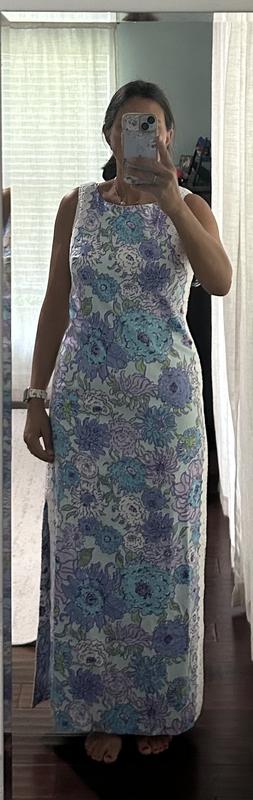 knee length dresses for ladies Lilly Pulitzer Marleigh Stretch Maxi Shift Dress