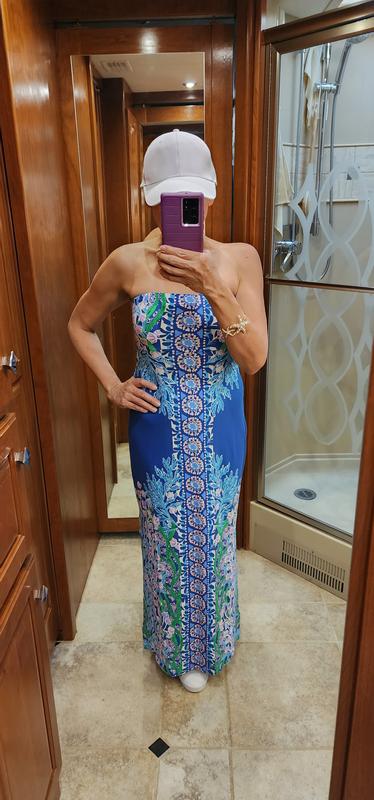 Noa Strapless Maxi Dress Lilly Pulitzer