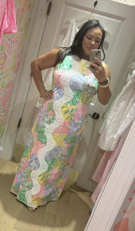 white christmas dresses Aster Crochet Maxi Dress main image 0