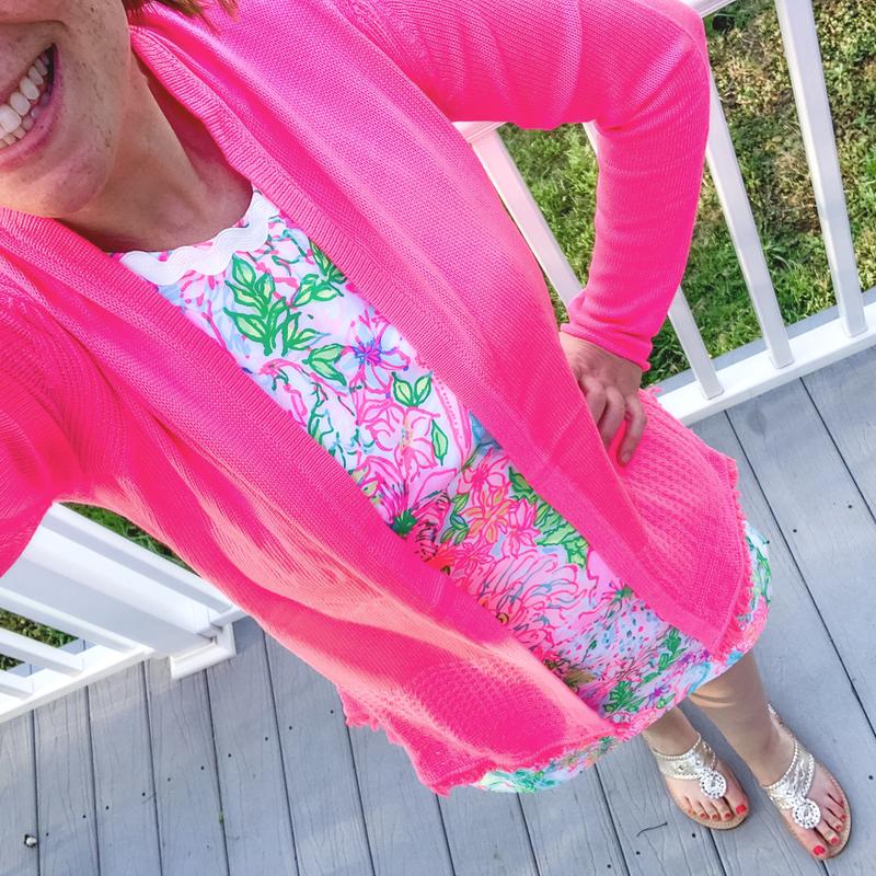 lilly pulitzer fringe cardigan