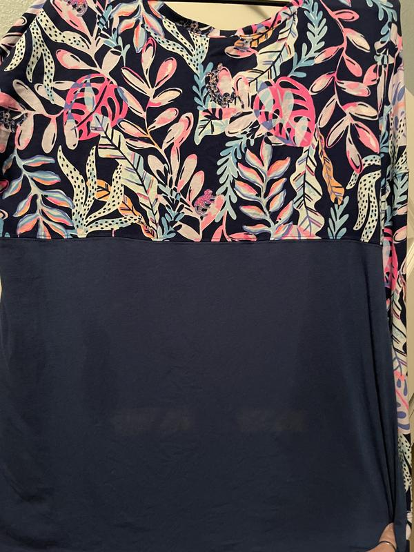 Hot Lilly Pulitzer Finn Top Size Small Postive Pinking