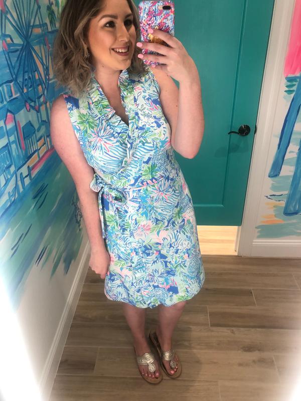 lilly pulitzer romee wrap dress