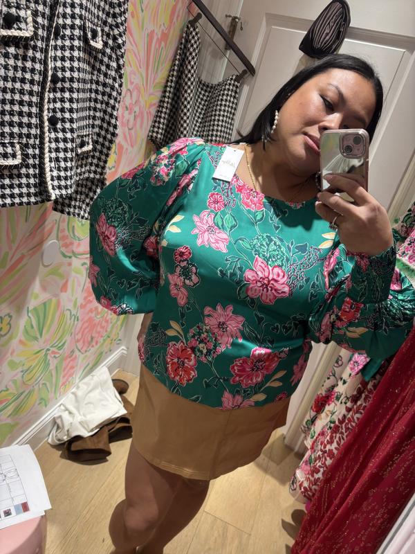 (取寄) リリー ピュリッツァー レディース アルフレーダ ロング スリーブ トップ Lilly Pulitzer women Alfreda Long Sleeve Top Multi Safari Sanctuary Lilly Pulitzer Women's Alfreda Long Sleeve Top, Multi Safari