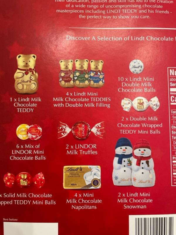Lindt Lindor Milk Chocolate Mini Advent Calendar