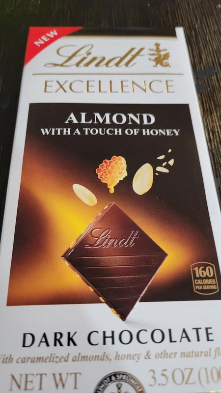 Lindt - HONEYページ Almond Touch of Honey EXCELLENCE Bar (3.5 oz)