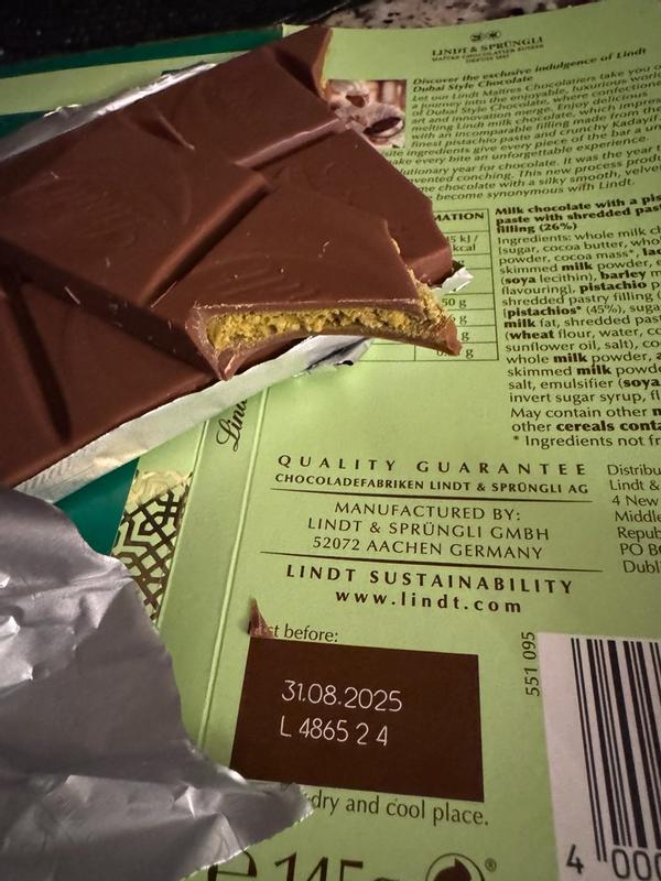 Lindt Dubai Style Chocolate Bar (5.3 oz) | Lindt USA
