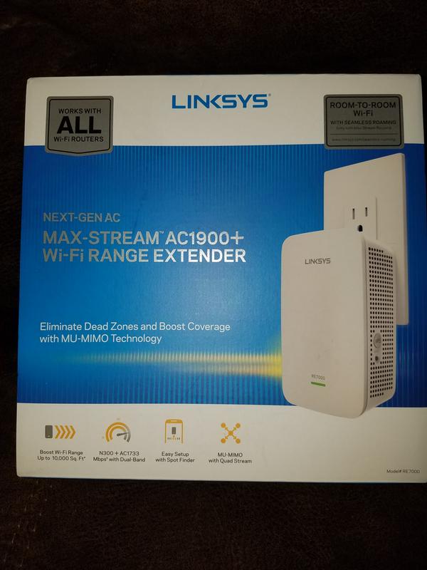 helder bescherming Regelmatigheid Linksys RE7000 Max-Stream™ AC1900 Wi-Fi Range Extender