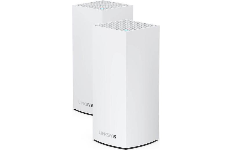 Linksys Atlas Pro 6 Dual-Band Whole Home Mesh WiFi 6 System White 2-Pack 500 sqm and 4x Faster Speed for 60+ devices AX5400 WiFi Router for Seamless Coverage of up to 5,400 sq ft