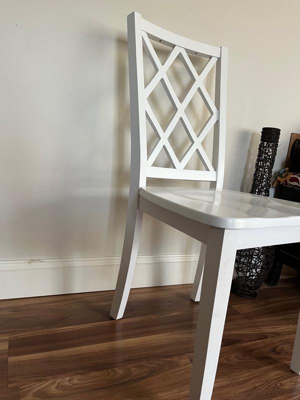 White Ingolf Dining Chairs IKEA INGOLF Chairs Set Of White