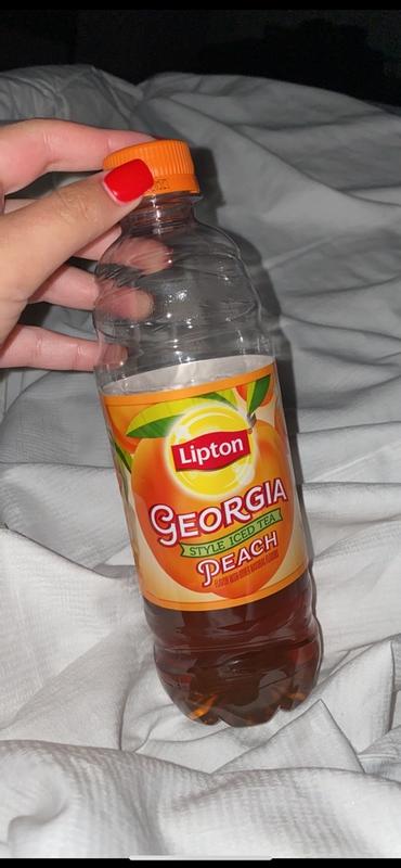  Lipton Georgia Style Iced Tea, Peach, 64 fl oz