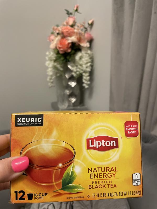 Lipton Natural Energy K-Cup Pack, Black Tea