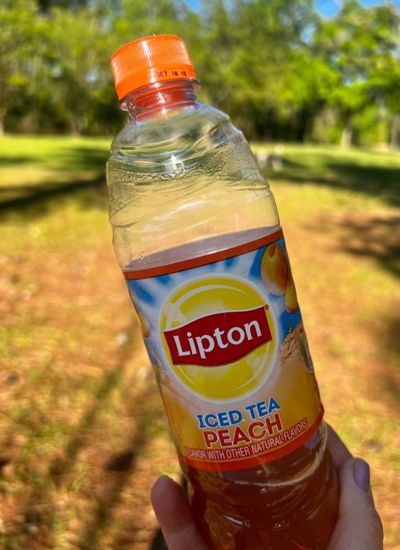 Lipton Peach Iced Black Tea Plastic Bottle 16.9 fl oz 24 Pack