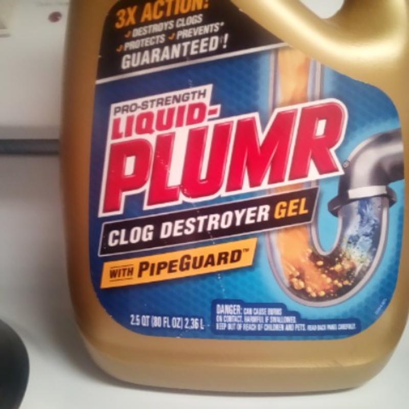 Liquid-Plumr Pro-Strength Clog Destroyer Gel with PipeGuard Liquid Drain  Cleaner, 80 fl oz - Ralphs