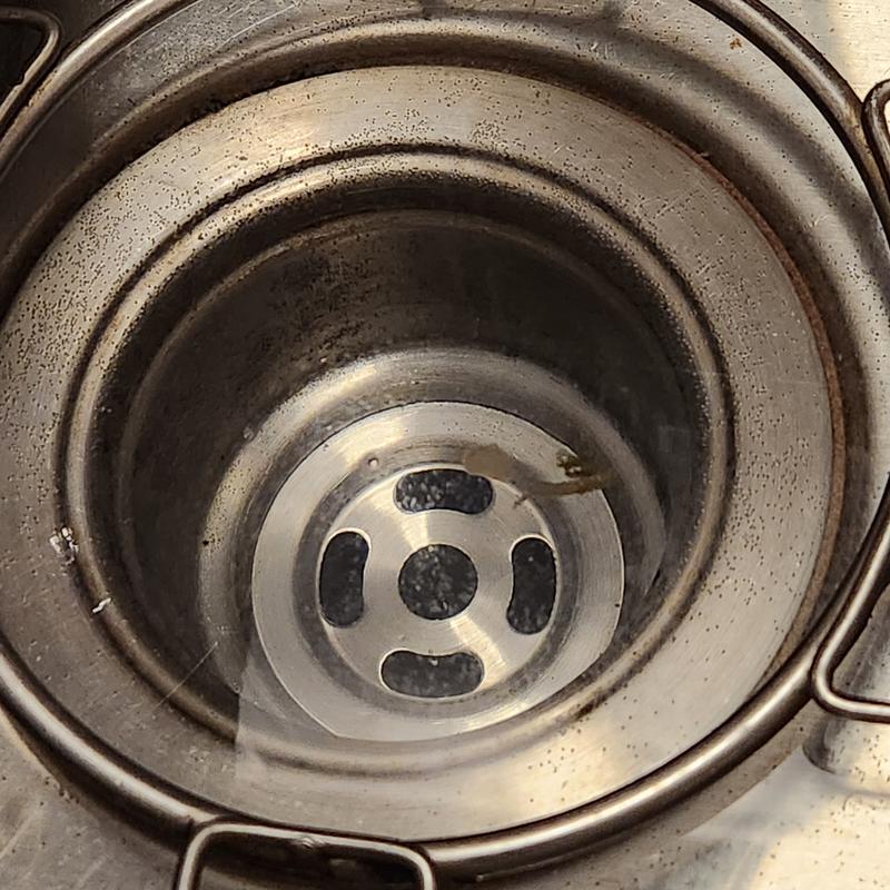 Hot water waiting to drain