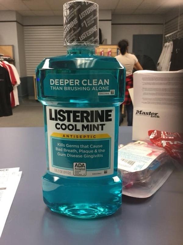 Listerine Antiseptic Mouthwash, Cool Mint, Deeper Clean - 8.5 oz