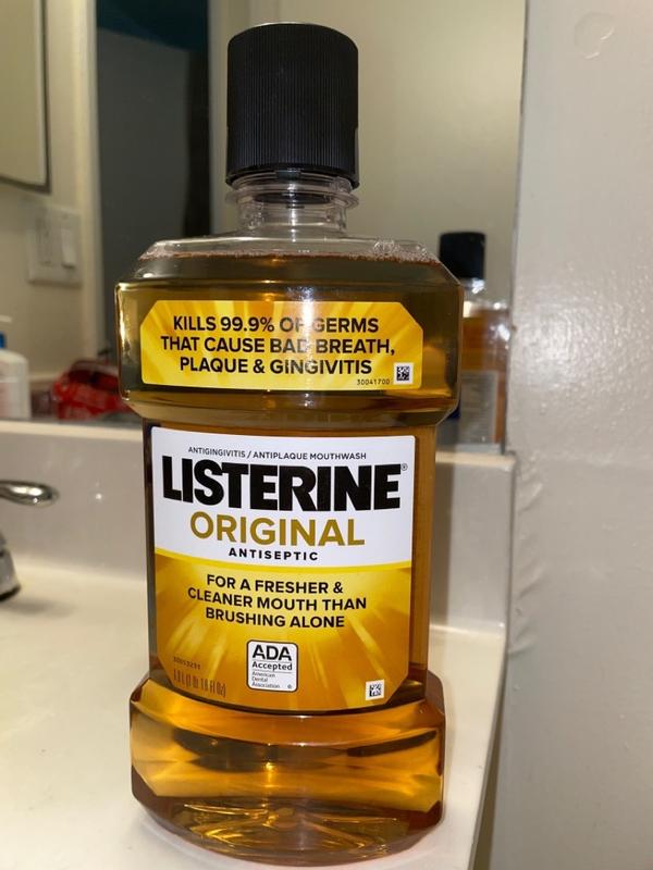 Listerine Freshburst Antiseptic Mouthwash for Bad Breath, Kills 99% of  Germs That Cause Bad Breath & Fight Plaque & Gingivitis, ADA Accepted