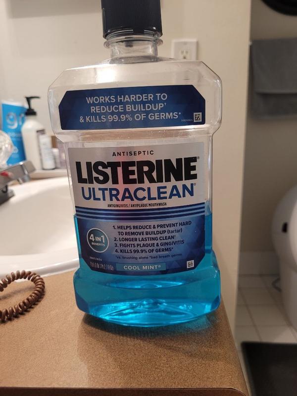 Listerine Ultraclean Antiseptic Antigingivitis Mouthwash for